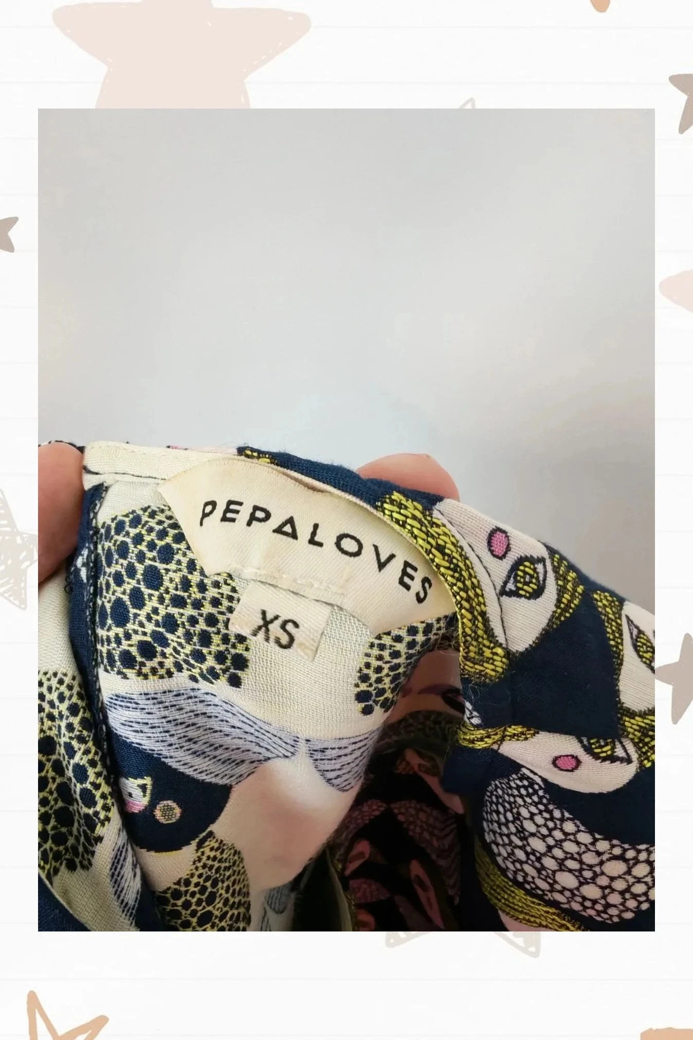 Vestido Pepaloves Estampado Retro XS/S – photo 6